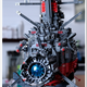 Illustration for article titled Space Battleship Yamato Cruises into Lego Form